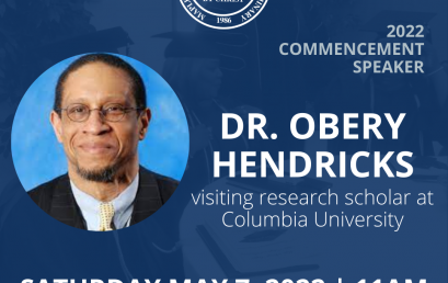 Dr. Obery Hendricks 2022 Commencement Speaker